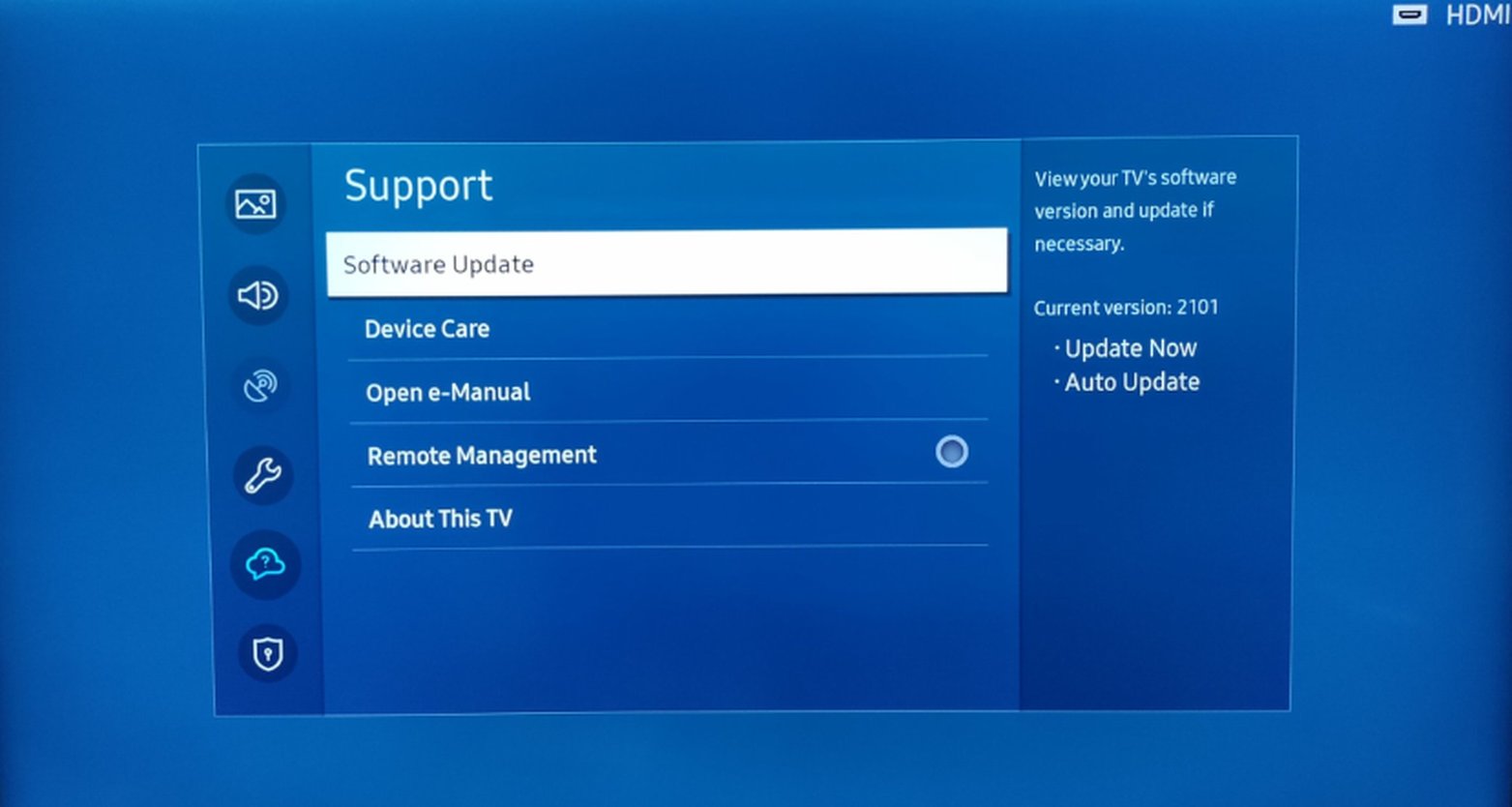 How to fix horizontal lines on a Samsung TV screen