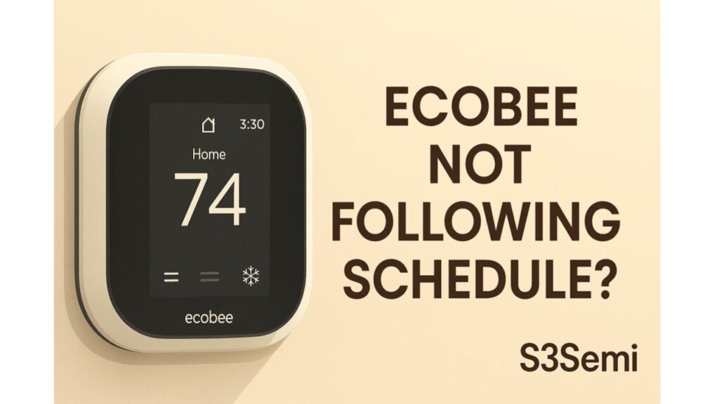 Ecobee Not Following Schedule? Here's How to Fix It